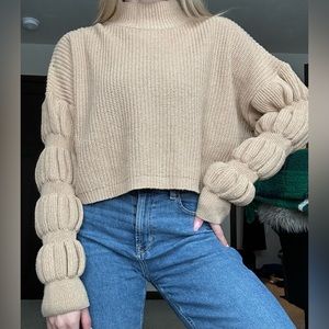 Drygoods- ballon sleeve sweater - size medium